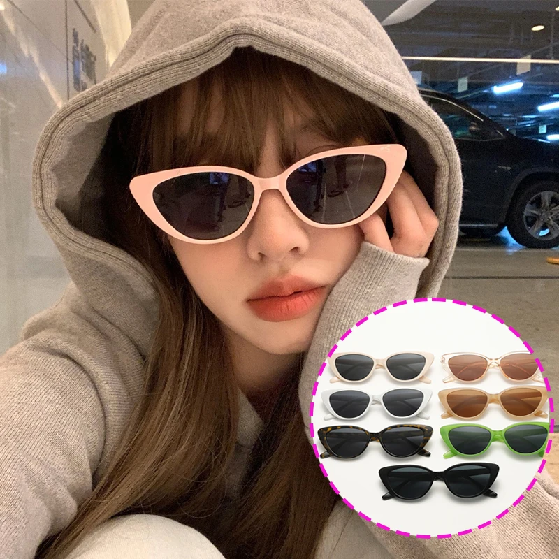 

Женские солнцезащитные очки кошачий глаз, в стиле ретро