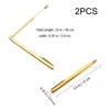 2pcs Flexible Water Witching Portable Dragon Seeking Detachable Tool Dowsing Rod Copper Energy Outdoor Adjustable Detector 6