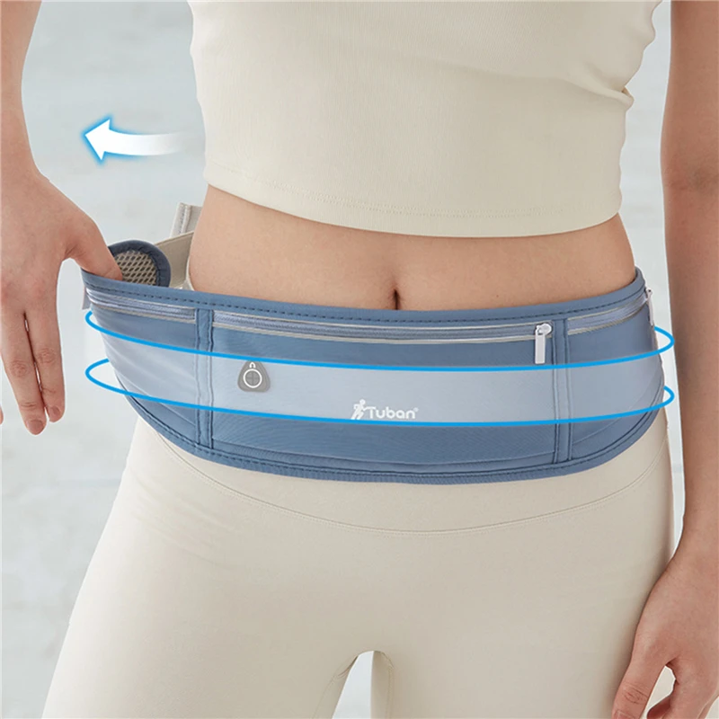 Outdoor Waterdichte Onzichtbare Hardloop Heuptas Sport Heuptas Mannen Vrouwen Verborgen Zwarte Sporttassen Telefoon Accessoires Rugzak_voghion.com