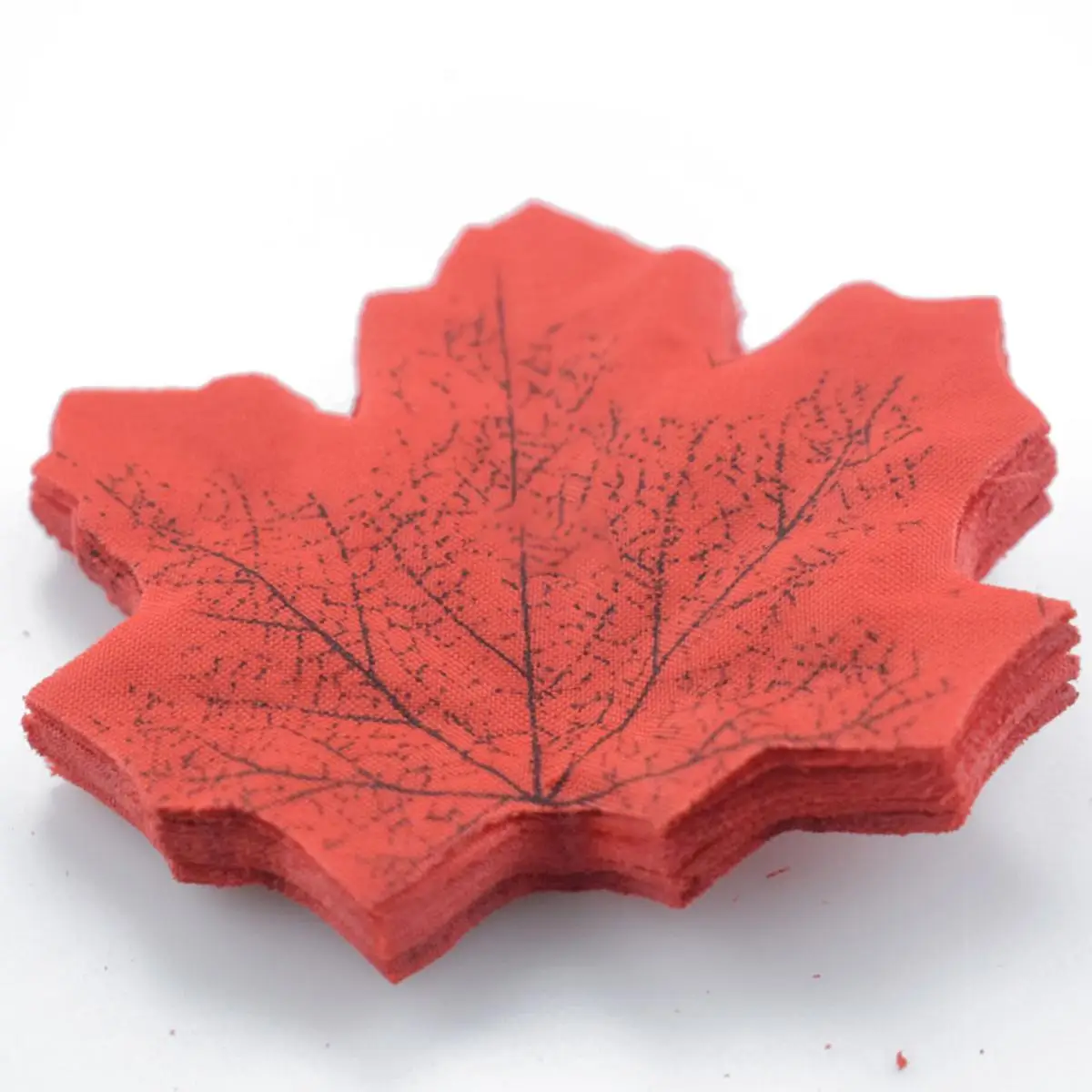 100/200pcs Herbst Ahornblatt fallen gefälschte Seiden blätter Handwerk Hochzeits feier Dekor für zu Hause Hochzeits feier Weihnachts dekoration 8*8cm – Detail 27