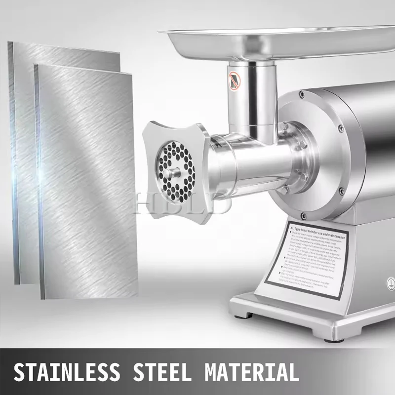 Fully Automatic Electric Meat Grinder Multifunctional Commercial Chicken Fish Bone Beef Grinder 3