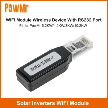 โมดูล WiFi ไร้สายอุปกรณ์ RS232 พอร์ตการตรวจสอบระยะไกลสําหรับ Off Grid Hybrid Solar Power Inverter 6.2KW 10.2KW 3KW 4.2KW 1
