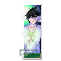 Black Clover Anime Acrylic Character Figure - Yami Sukehiro Desktop Stand & Fan Gift - 15 cm (3)