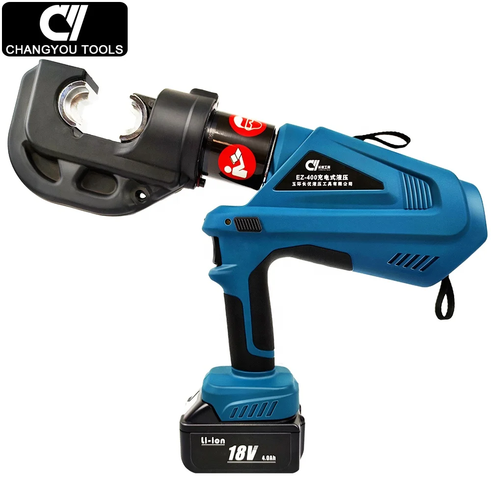 

EZ-400 battery powered hydraulic cable electric hydraulic wire cable crimping tool