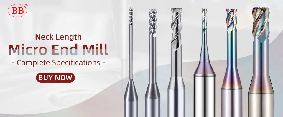 BB Micro Kugelfräser mit langem Hals, Aluminium, Kupfer, kleiner Hartmetall-Fräser, CNC-Tiefbearbeitungswerkzeug R0.1-R0.45 – Detail 2
