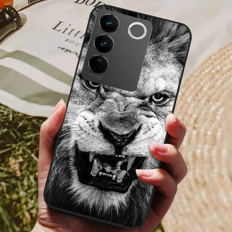 Sleek Black Silicone Phone Case - Durable TPU Protective Cover