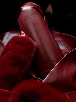 Giacca in pelle in pelliccia sintetica Cappotto da donna Cintura a pieghe solida Giacche lunghe oversize 2025 Cappotti da donna autunno chic High Street 1