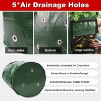 12 Gallons DIY Potato Planter Planting Container Bag Vegetable Gardening Jardineria Thicken Garden Pot Planting Grow Bag 5