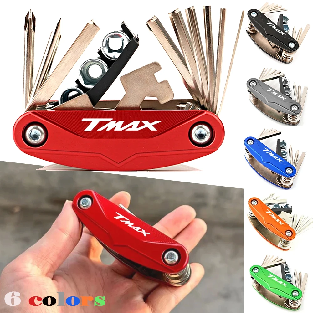 야마하 TMAX 560 530 500 T-MAX 530 SX DX Tmax560 CNC 오토바이 멀티 툴 스크루드라이버 자전거 수리 도구 액세서리