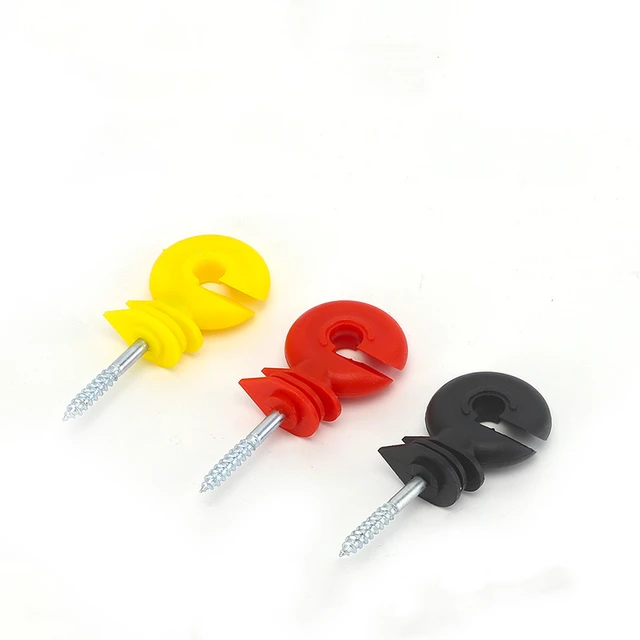 50Db Elektromos Kerítés Szigetelő Eltolás Gyűrű Öncsapás Legelő Kerítésrendszer Huzal Biztonságos Mezőgazdasági Kerti Kellékek