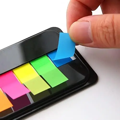 300PCS Sticky Index Tabs Transparent Sticky Page Markers Notes Book Markers Sticky Note Tabs Page Tabs Label Stickers Small Pop