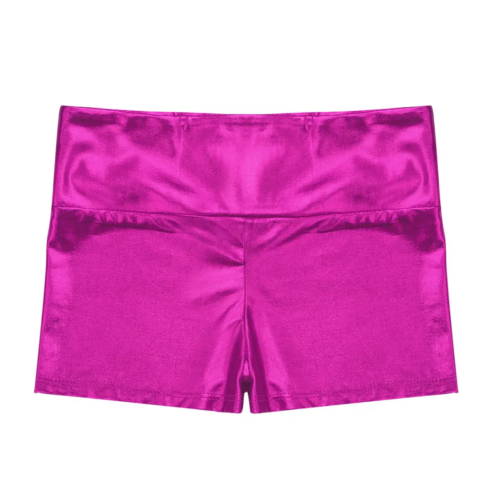 Pantaloncini Danza E Ginnastica Per Ragazze – Con Paillettes, Vita Elastica, Fascio Capelli Incluso, Taglie 3-13 Anni, Rosa