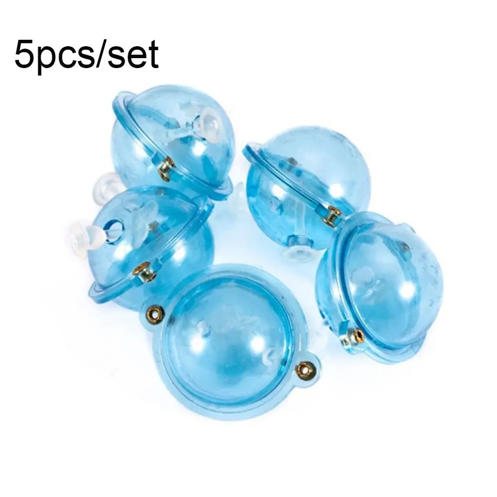 5 Pcs/Set Fishing Float ABS Plastic Balls Water Ball Bubble Floats Tackle Sea Fishing Outdoor Accessories Blue Red 25/32/40/47mm