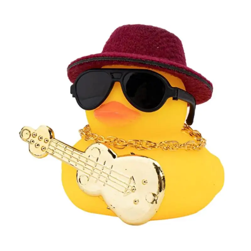 Muñeco Cabezón De Pato Amarillo Para Coche - Decoración Con Gafas, Balancea Cabeza, Regalo Divertido