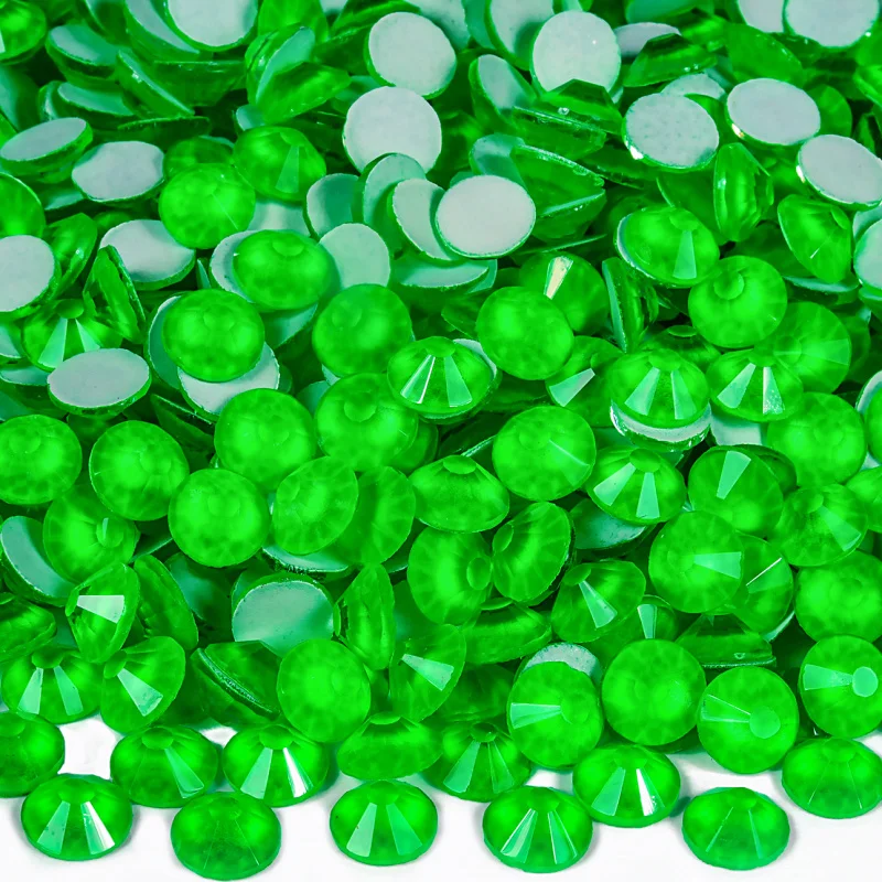 Glitter Neon Non-Hotfix Ultraviolet Glow Rhinestones for Nail Art Embellishments