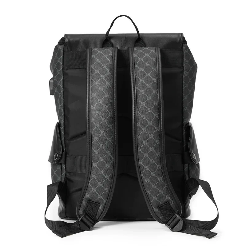 New Fashion Men's Backpack Fashion Floral Printed Travel Bags High Capacity Business Laptop Backpack Men Schoolbag Male Back Bag 6