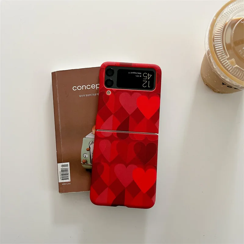 

For Samsung Galaxy Z Flip3 Case,cute case for girls Hard PC Material,Cartoon case
