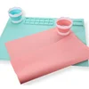 1PCS Silicone Painting Pad Brush Holder Crafts Silicone Pad Multifunctional Silicone Art Painting Art Clay Graffiti Mat Washable 2