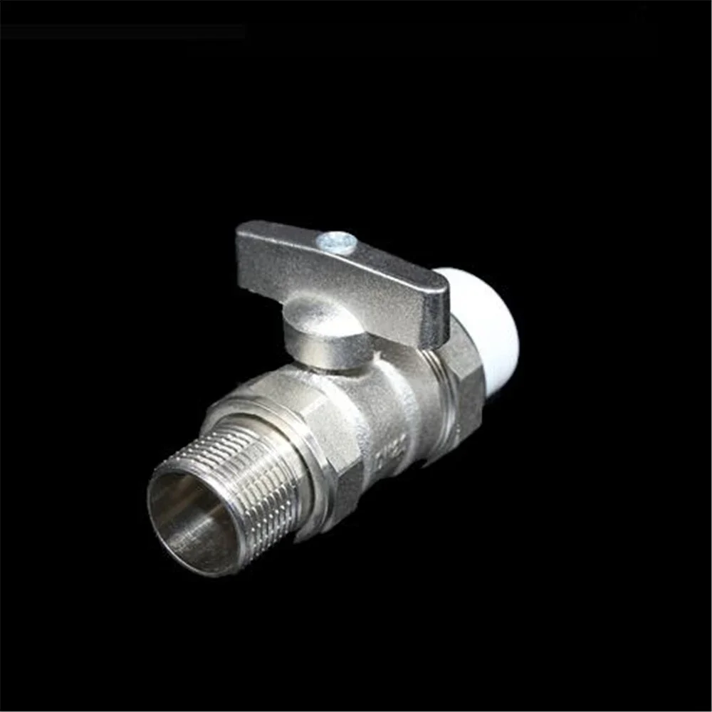 PPR Heating Valve Heating Pipeline Copper Ball Valve 4 Points 6 Points 1 Inch PPR External Wire Live Connection Ball