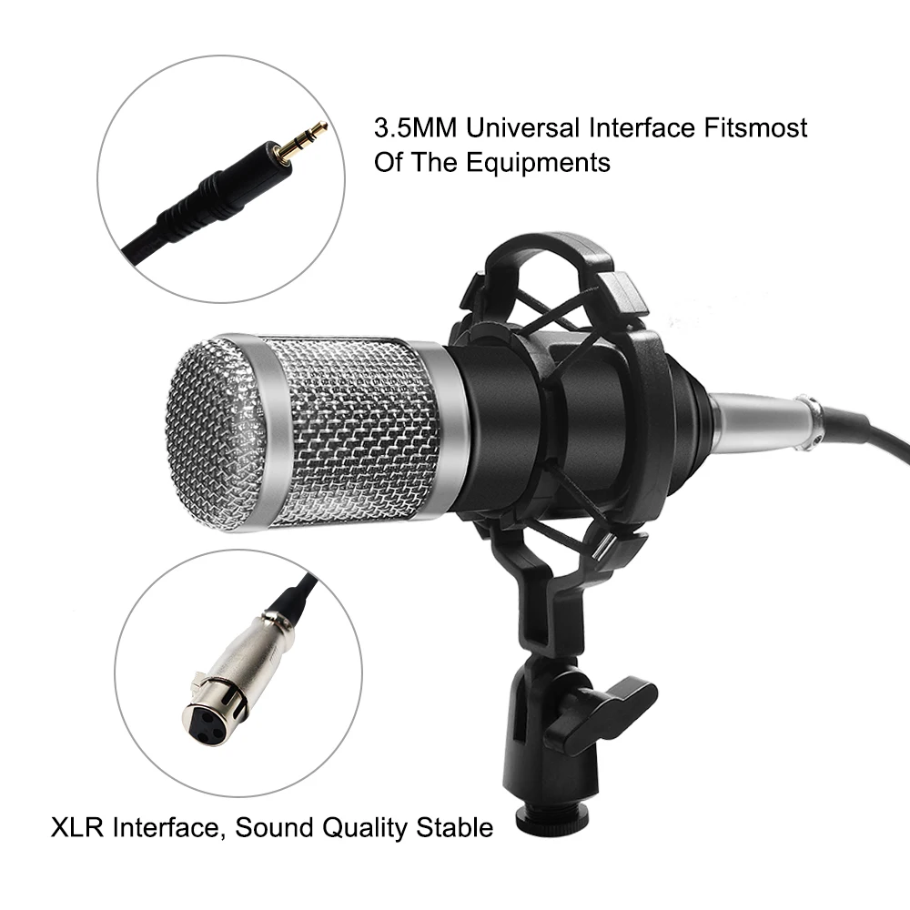 OEM/ODM PC studio equipment live mic condenser recording gaming