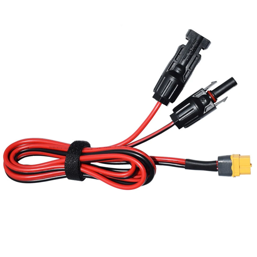 

Solar Panels Cable, 14AWG Wire Specification, Red and Black Jacket Color, Reliable Connection for XT60 Devices