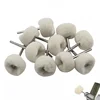 10pcs 3mm Shank Mounted Soft Wool Fine Cotton Polishing Buffing Wheel For Polishing Kit Or Mini Drill 1
