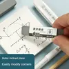 M&G Stationery Pen Erasers 5 Pack Premium Half Sand Frosted Eraser Gel Ink Pen Ballpoint Pen Special 5