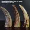 Handmade Natural Yak Horn Massage Comb Scalp Scraping Meridian Massage Anti-Static Hair Comb for Neck Head Body SAP Relaxation 2