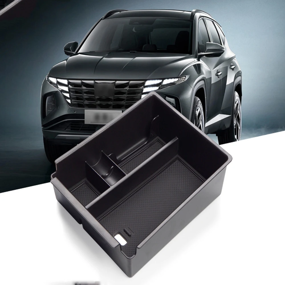 

Черный Автомобильный центральный подлокотник для Hyundai Santa Cruz 2022 2023, чехол-органайзер, аксессуары для интерьера