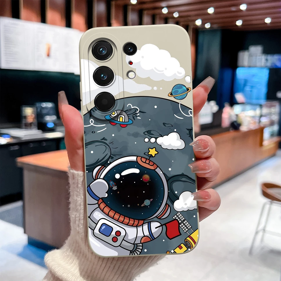 Abstract Line Art Print Liquid Silicone Shockproof Case with Camera Protection