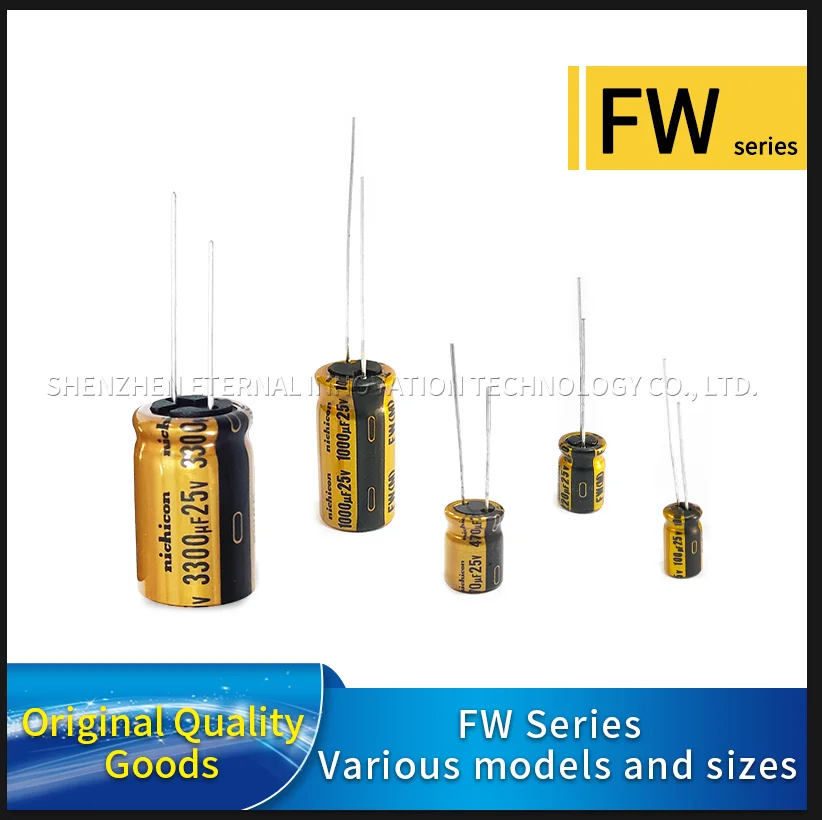 Nichicon 100uf 100v Axial Electrolytic Capacitors - 4-Pack For Audio