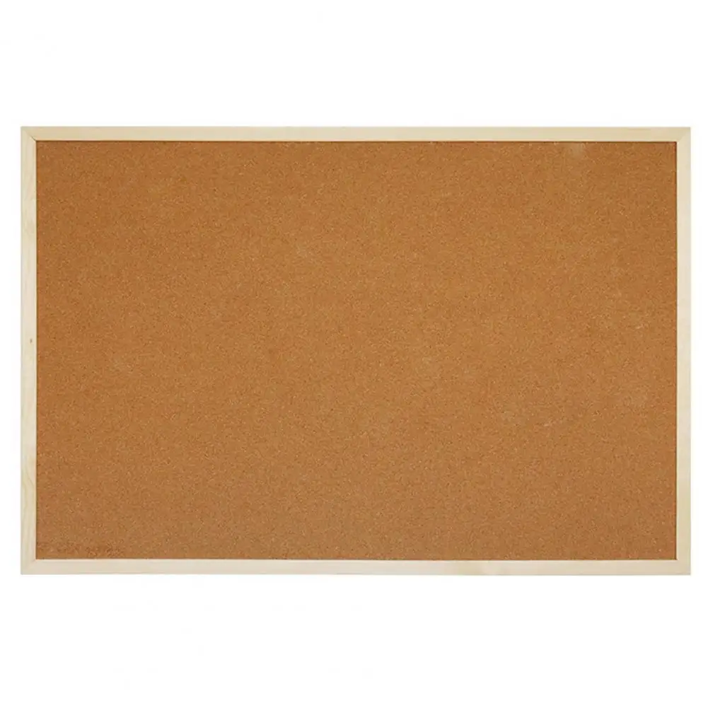 Sturdy Wooden Cork Board Wood Frame Cork Board Durable Wood Frame Bulletin Versatile Memo Picture Display for Notes