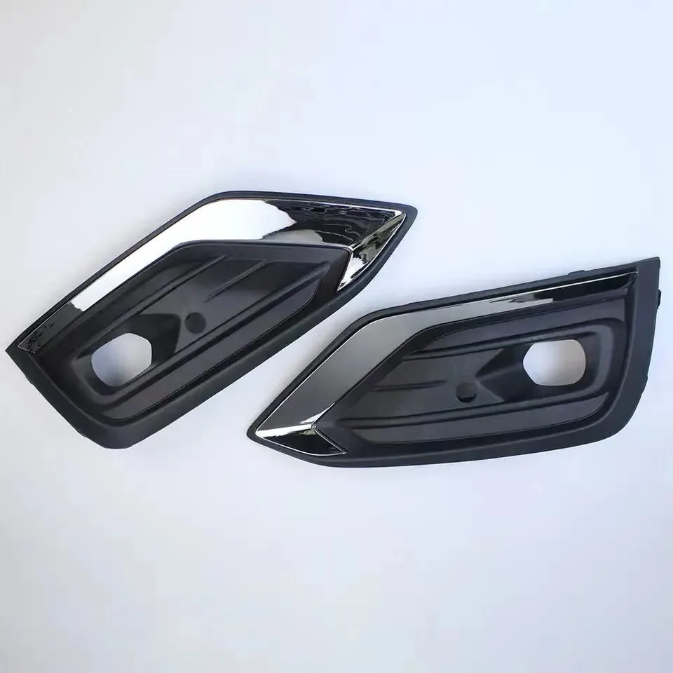 

A pair Set Front Bumper Fog Light Grille Fog Strip Cover Trim Chrome 31455640 31455641 For VOLVO S60 V60 2019-2022