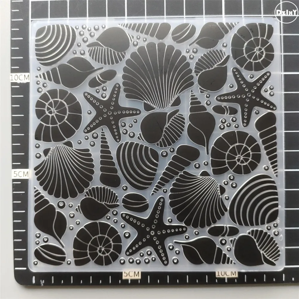 (29 Styles) Flower Background Embossing Folders for Scrapbooking Paper Album Cards Making Supplies 3D Plastic Cutting Dies Craft