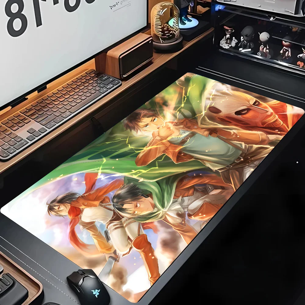 Anime Attack On Titan Eren Yeager Tappetino Per Mouse Tappetino Per Mouse Tappetino Da Scrivania Con Pad Accessori Da Gioco Prime Gaming Xxl Pad Per T