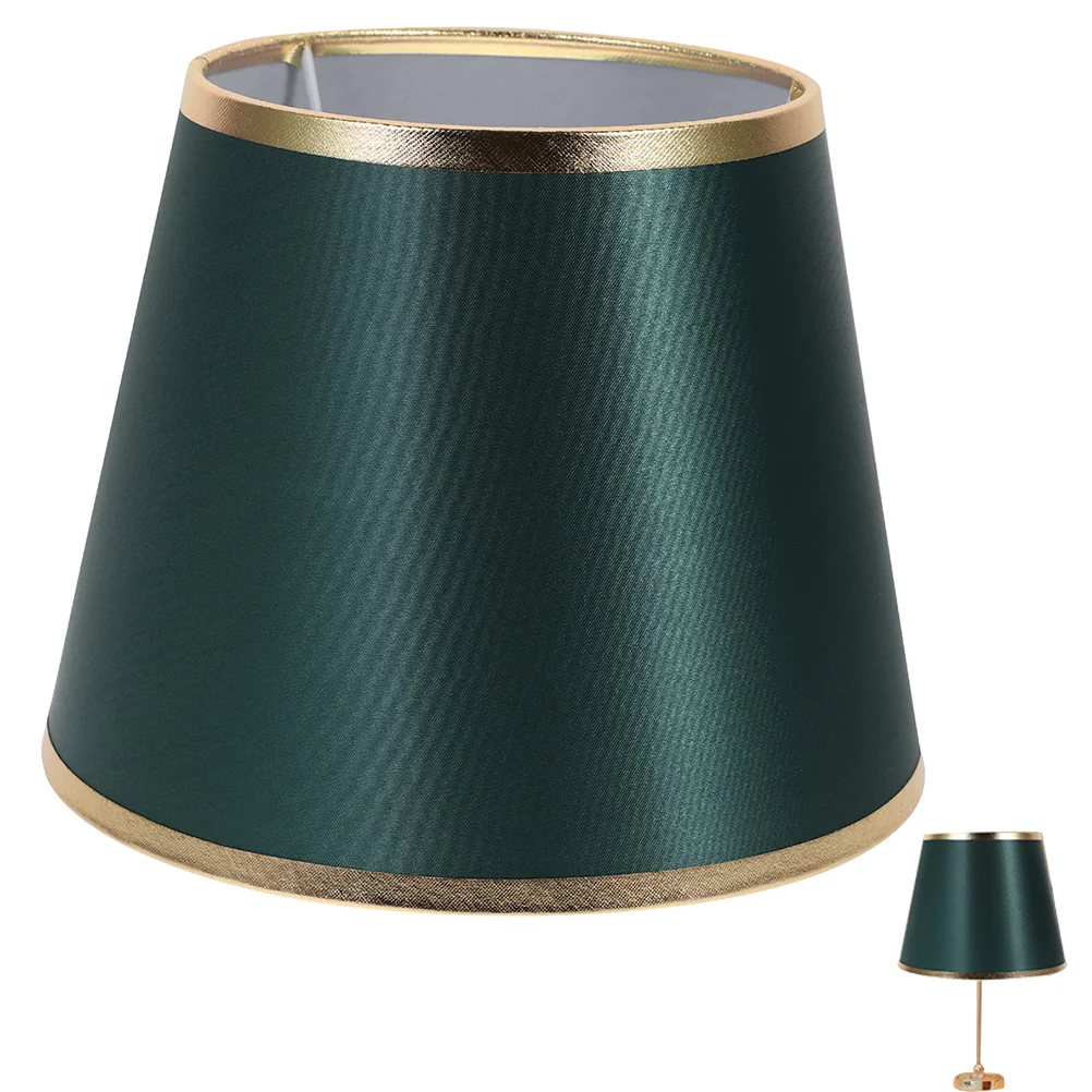 

Fabric Lampshade Bedside Vintage Shades Decorative Lampshades Desk Table Cover Glitter Cloth Replacement Light