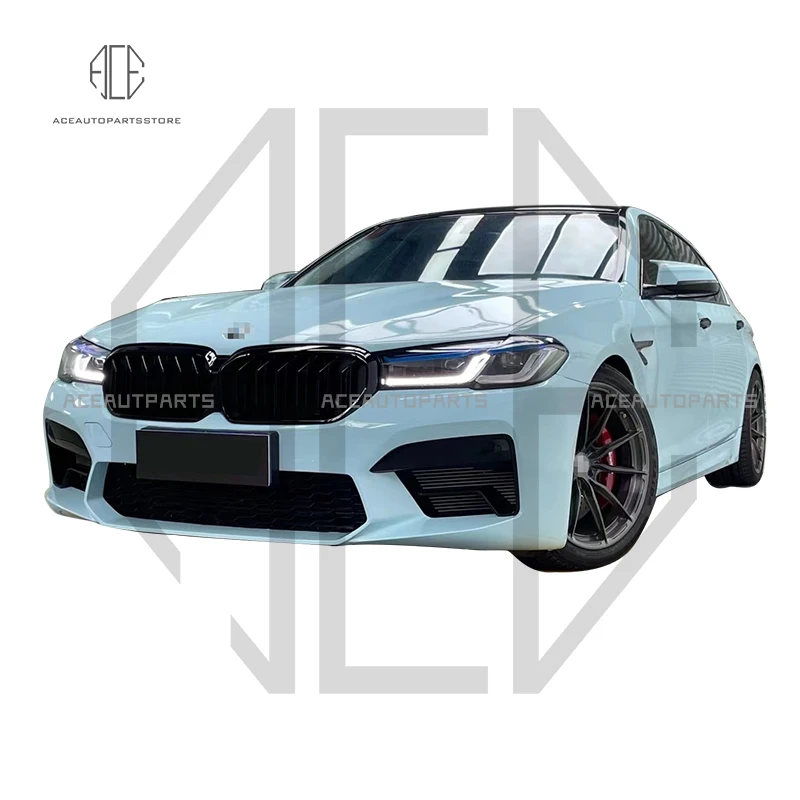 ملحقات السيارة تشمل المصد الأمامي الخلفي الجمعية أضواء لسيارات BMW 5 Series  2012-2017 F10 ترقية G30 M5 نمط بوديكيت - AliExpress