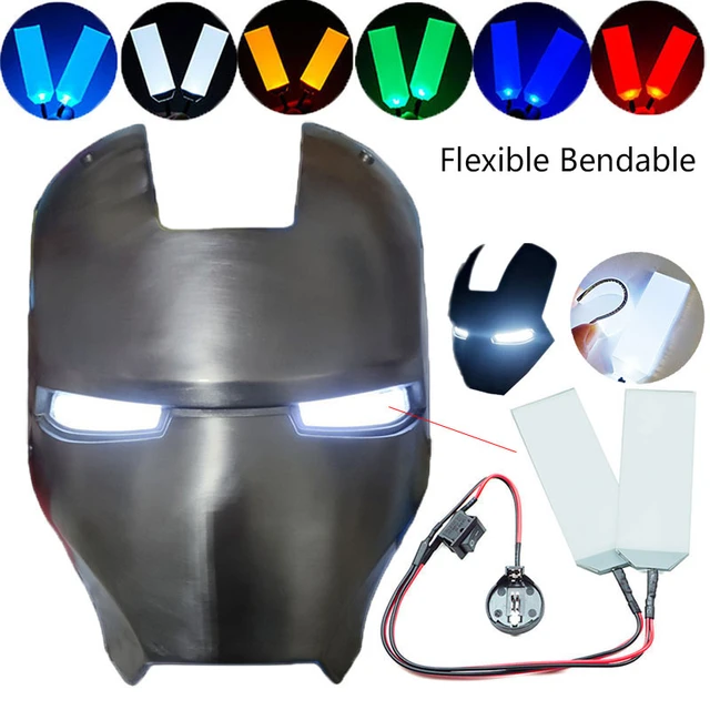 Biegbare flexible LED beleuchtet Cosplay Augen, Weiß Blau Rot Gelb Grün -  .de