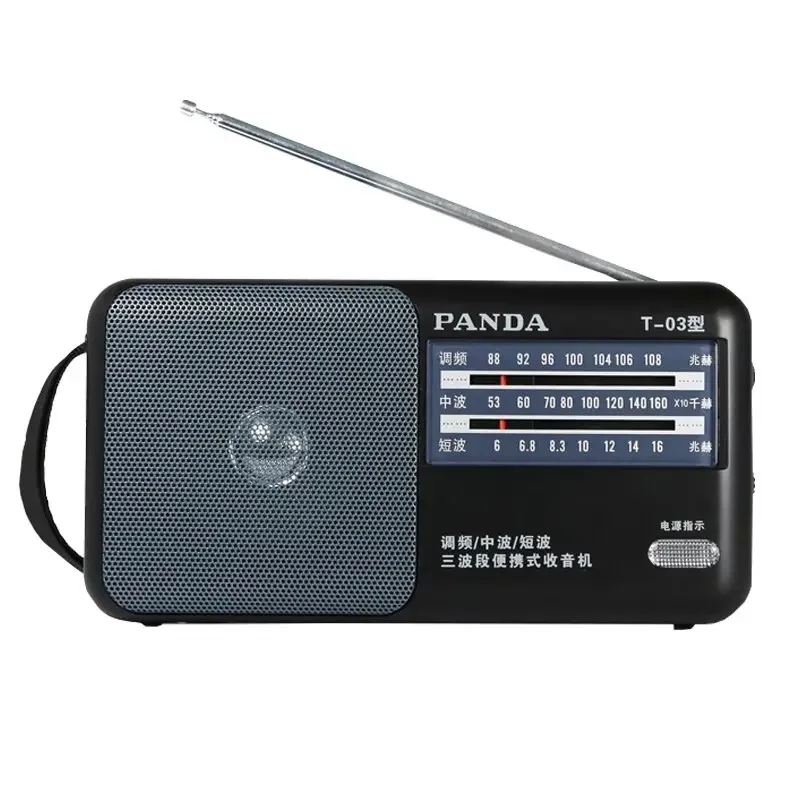 Panda T03 Radio Fm Am Sw Three Band Pointer Portable