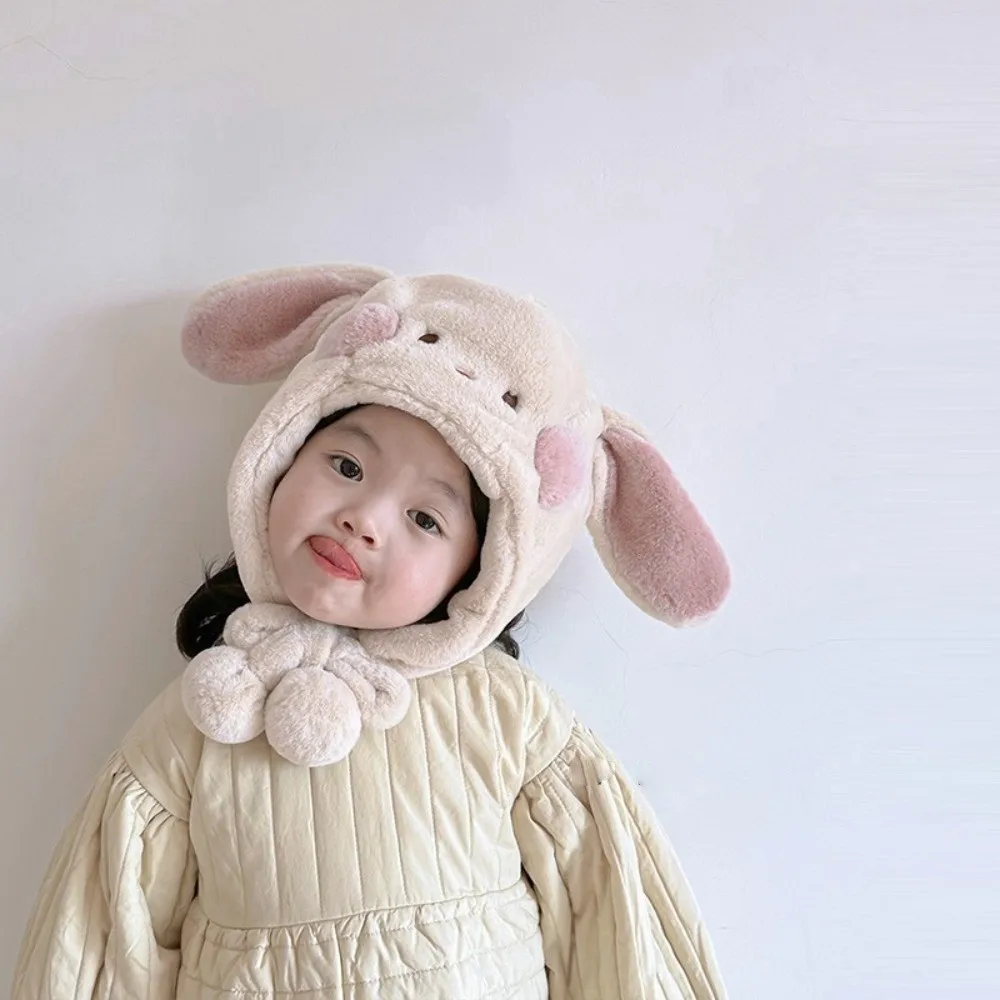 Warm Polyester Winter Beanie Hat for Kids