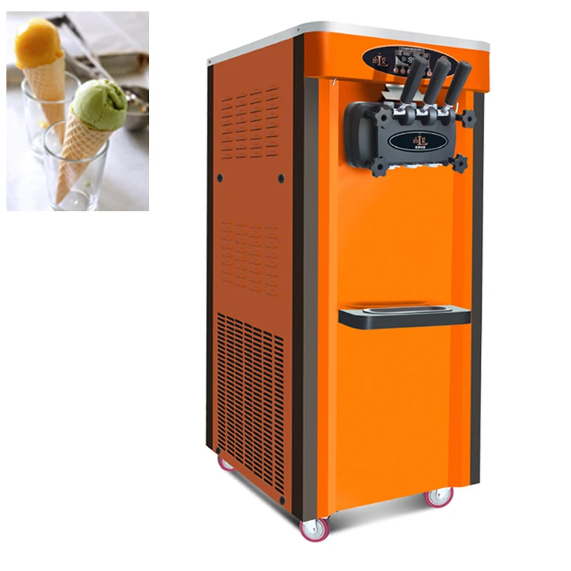 

Mix Soft Ice Cream Machine And Commercial Vertical Feed Batch Freezer Snack Food Equipment
