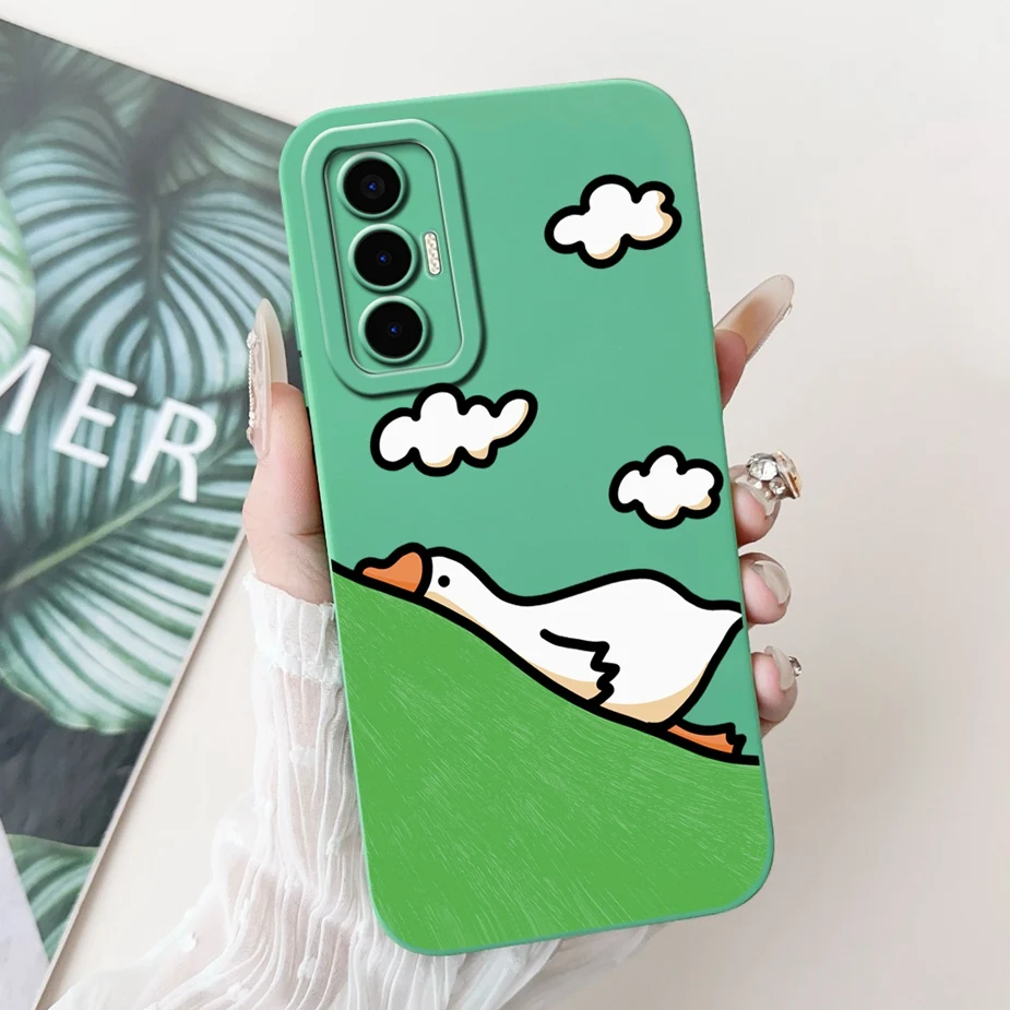 Cute Animals Cartoon Soft Silicone Phone Case - Protective Cover, 6.9'' Bumper
