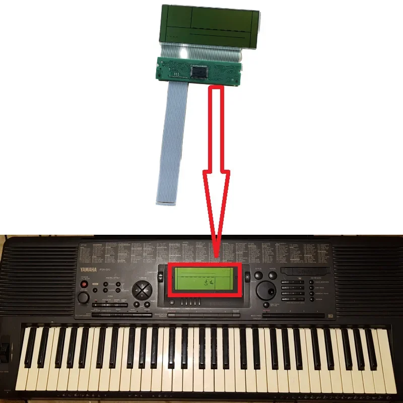 LCD Screen Display For Yamaha PSR-520 PSR-620 - AliExpress