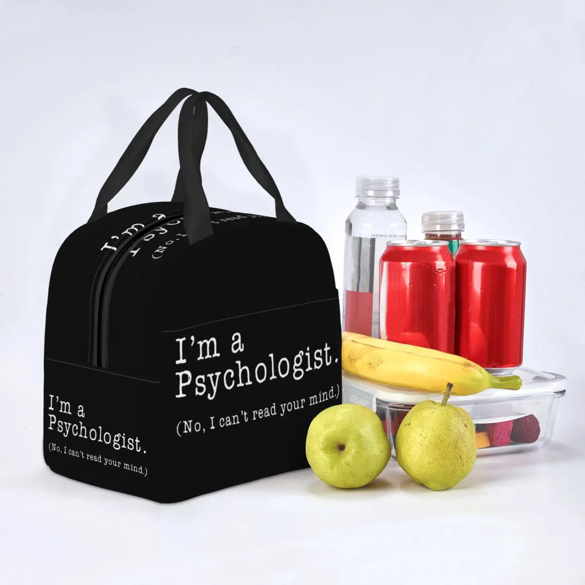 Lunch Bag I'm A Psychologist No I Can't Read Your Mind Thermal Insulated For Work School Food