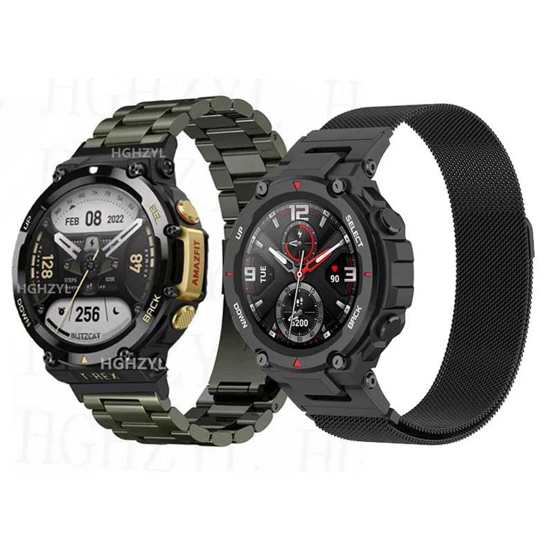 Premium Stainless Steel Watch Strap for Smart Watches - Sleek Metal Bracelet Replacement Band