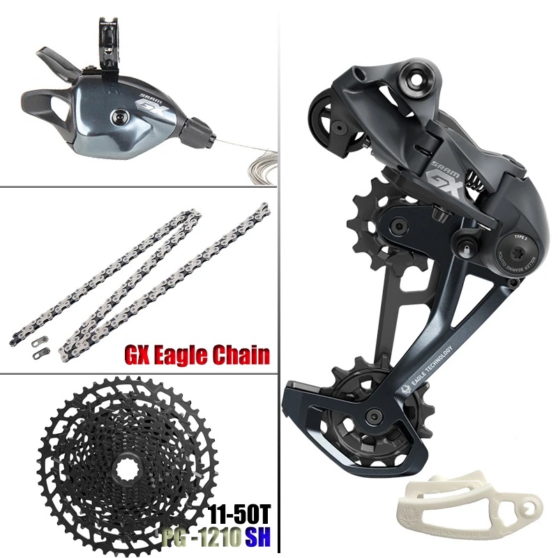 SRAM GX Eagle 1x12 12V 11-50T Groupset Kit Trigger Shifter Rear