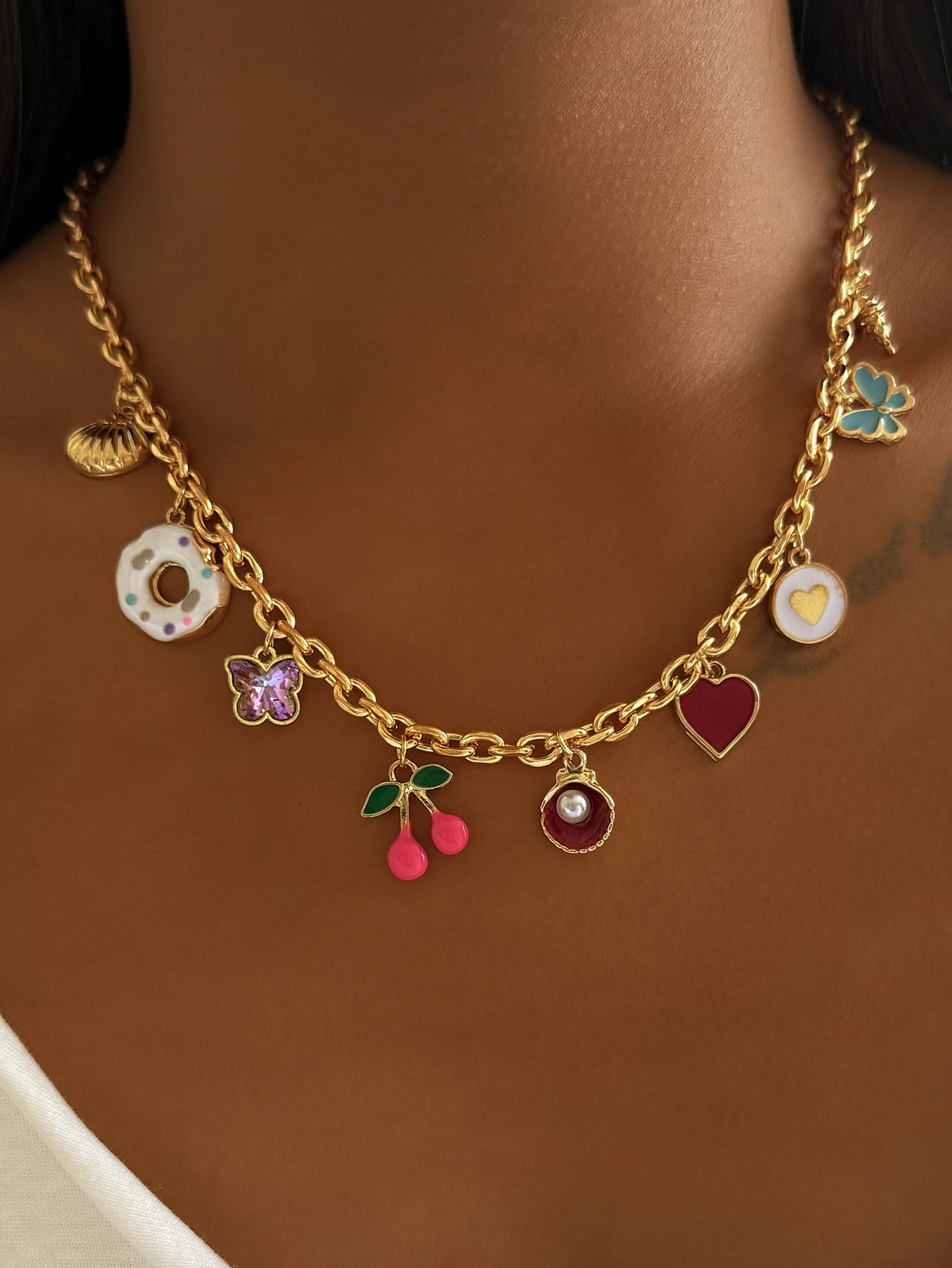 Colorful Enamel Jewelry for Women, Sweet Gift