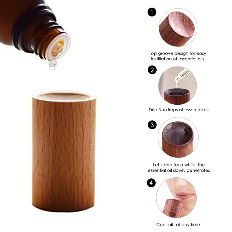 Essential Oil Diffuser Wooden Room Fragrance Stress Relief Refreshing Air Home Incense Sleep Refreshing Sleep Aid Tools home fragrance products aroma oil diffuser