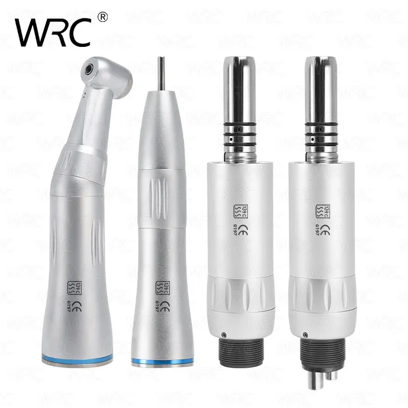 Kit de turbina de aire Dental de baja velocidad, Motor de aire de contraángulo recto, PULVERIZADOR DE AGUA interno, herramienta Dental, 2/4 agujeros