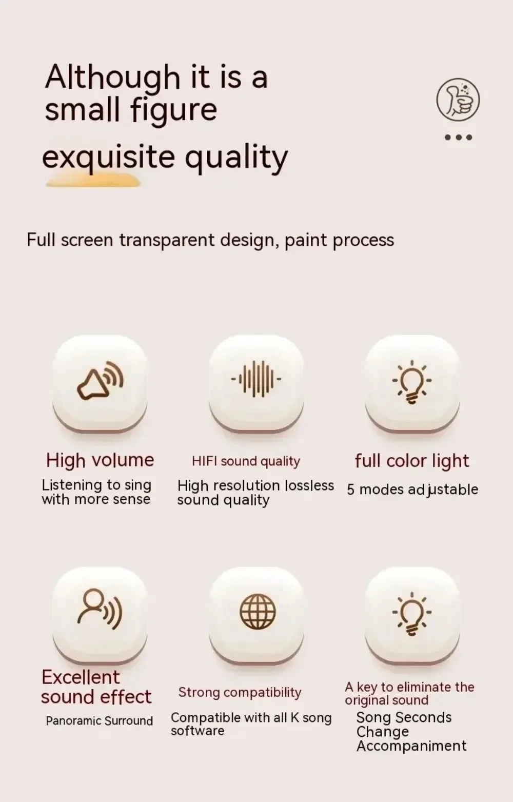K52 Wireless Bluetooth Speaker Karaoke Machine With 2 Microphone Portable Multif